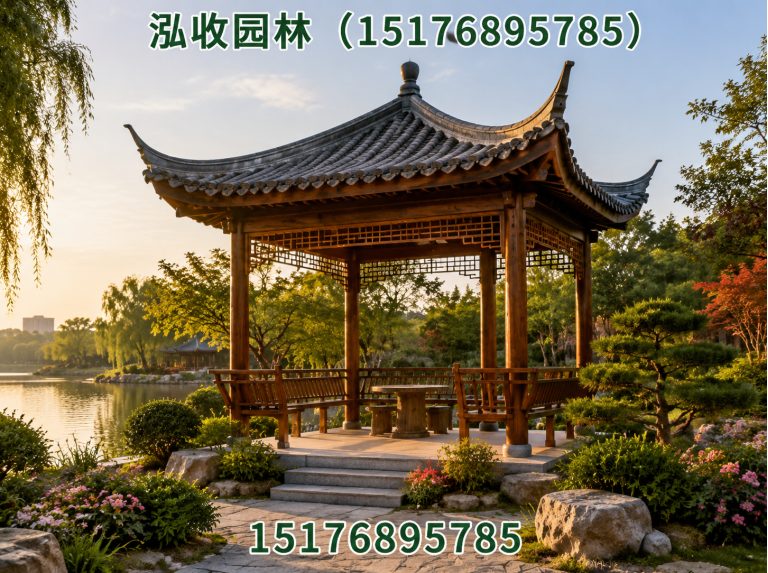 临高防腐木展示图